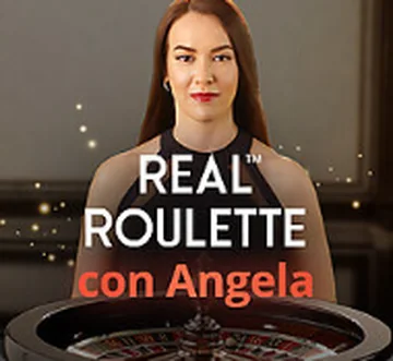 Real Roulette con Angela live table